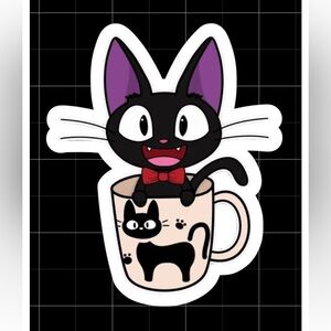 Kikis delivery service jiji waterproof vinyl sticker 6 inch